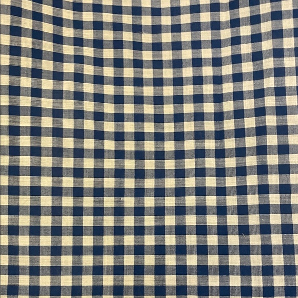 beautiful Blue Gingham Dress with Floral Pocket - Picture 6 of 12